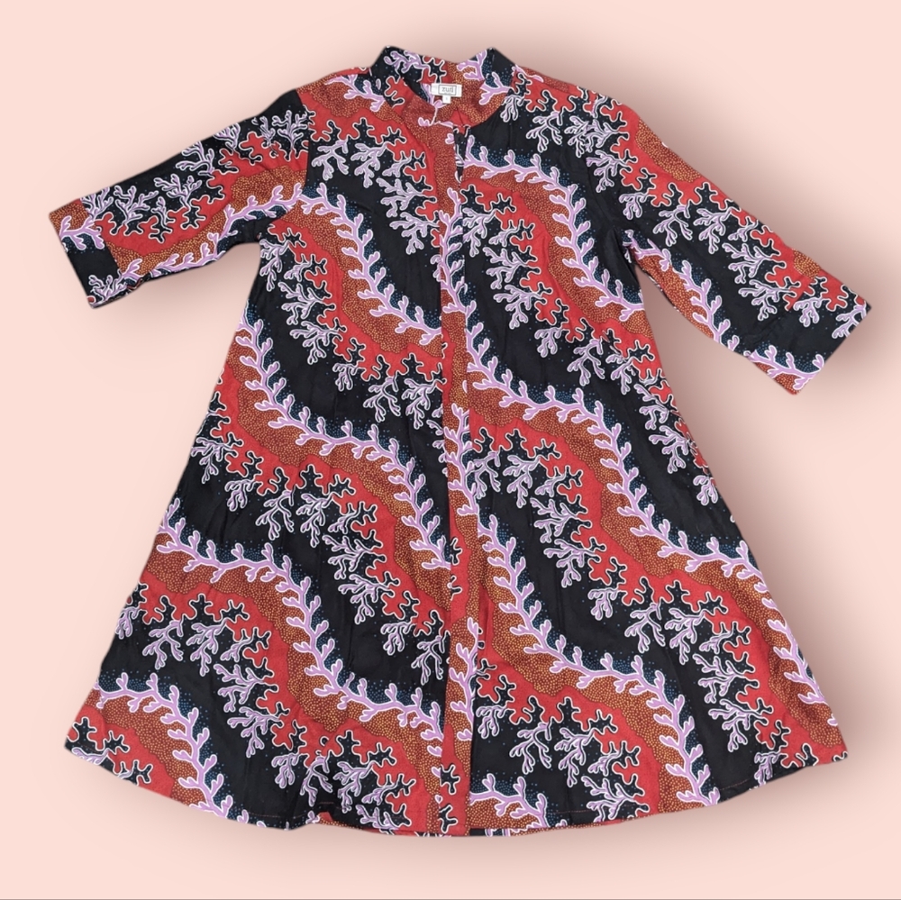 Zuri Kenya Just One Dress in Coral Print